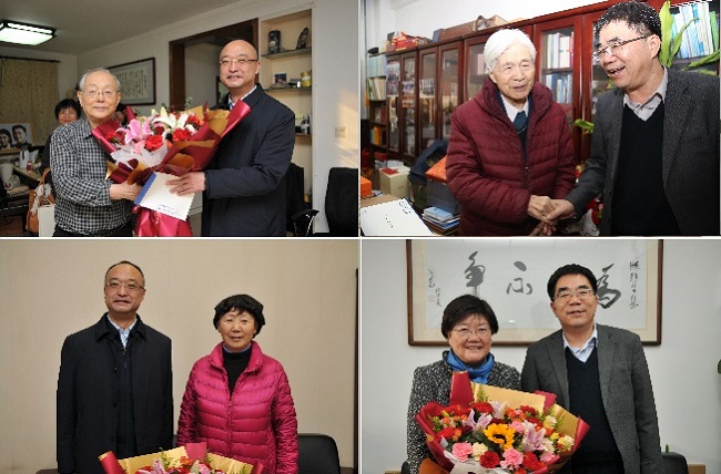 西安分院领导走访慰问在陕中国科学院院士