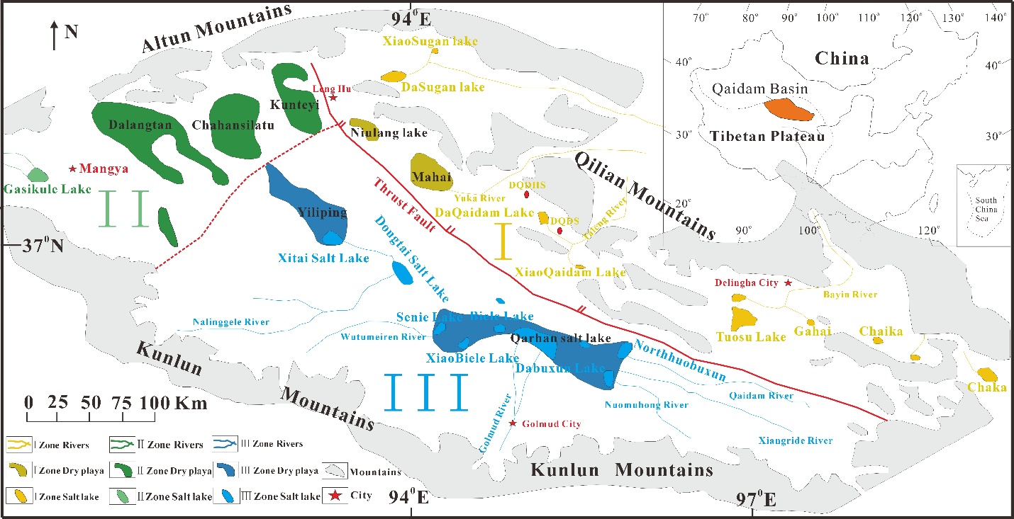 地球环境所提出钾同位素可有效示踪柴达木盆地盐类物质来源及演化